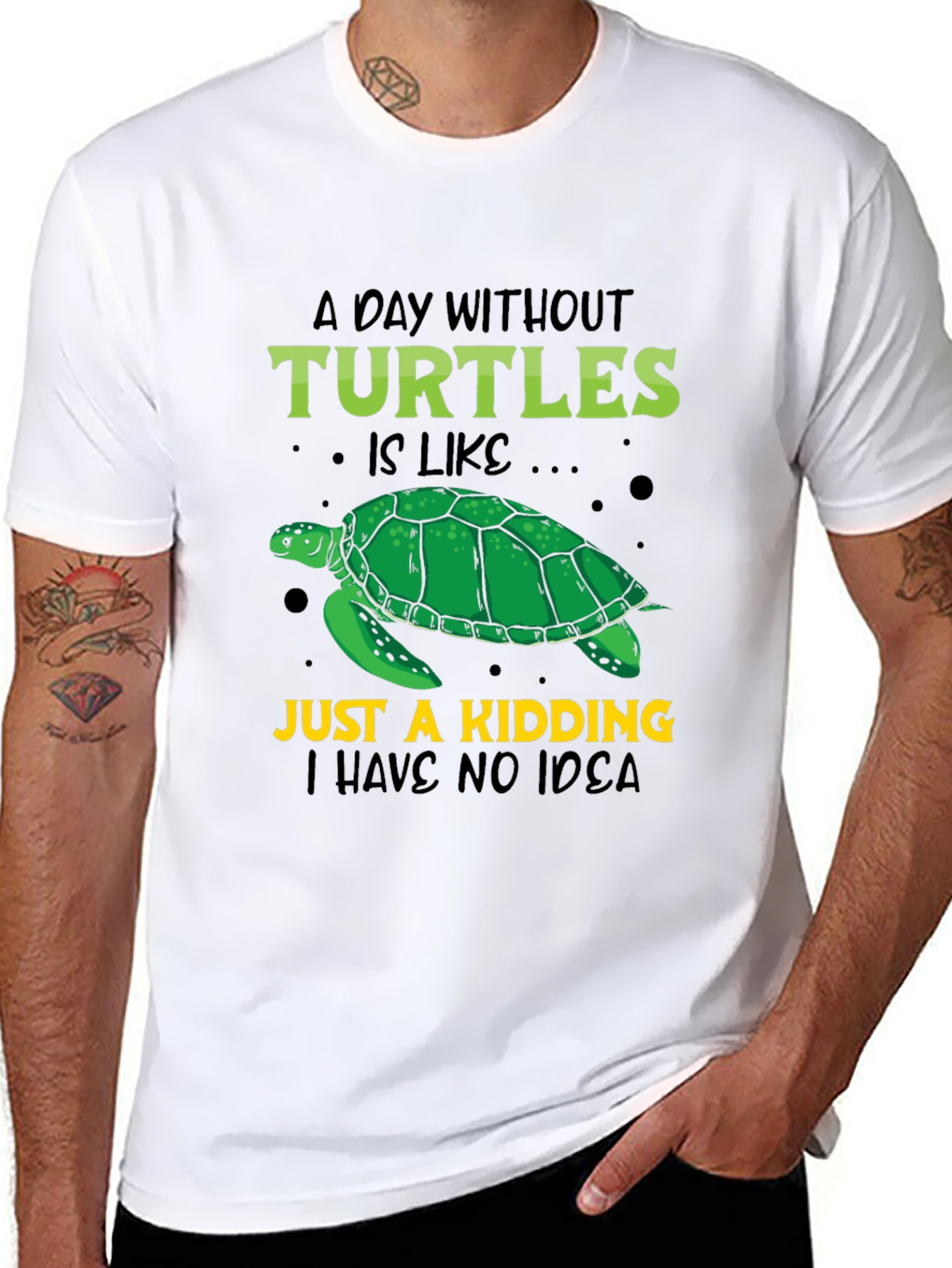 Turtle Lover T-Shirt: A Day Without Turtles