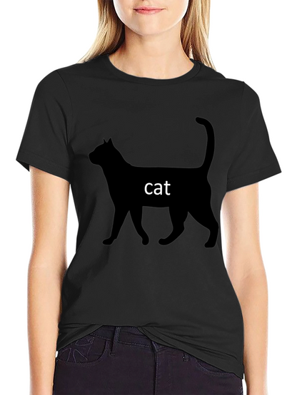 Black Cat Graphic T-Shirt