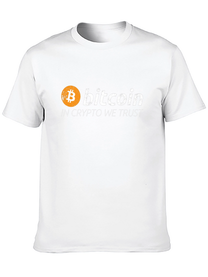 Bitcoin Crypto Trust Black Graphic Tee