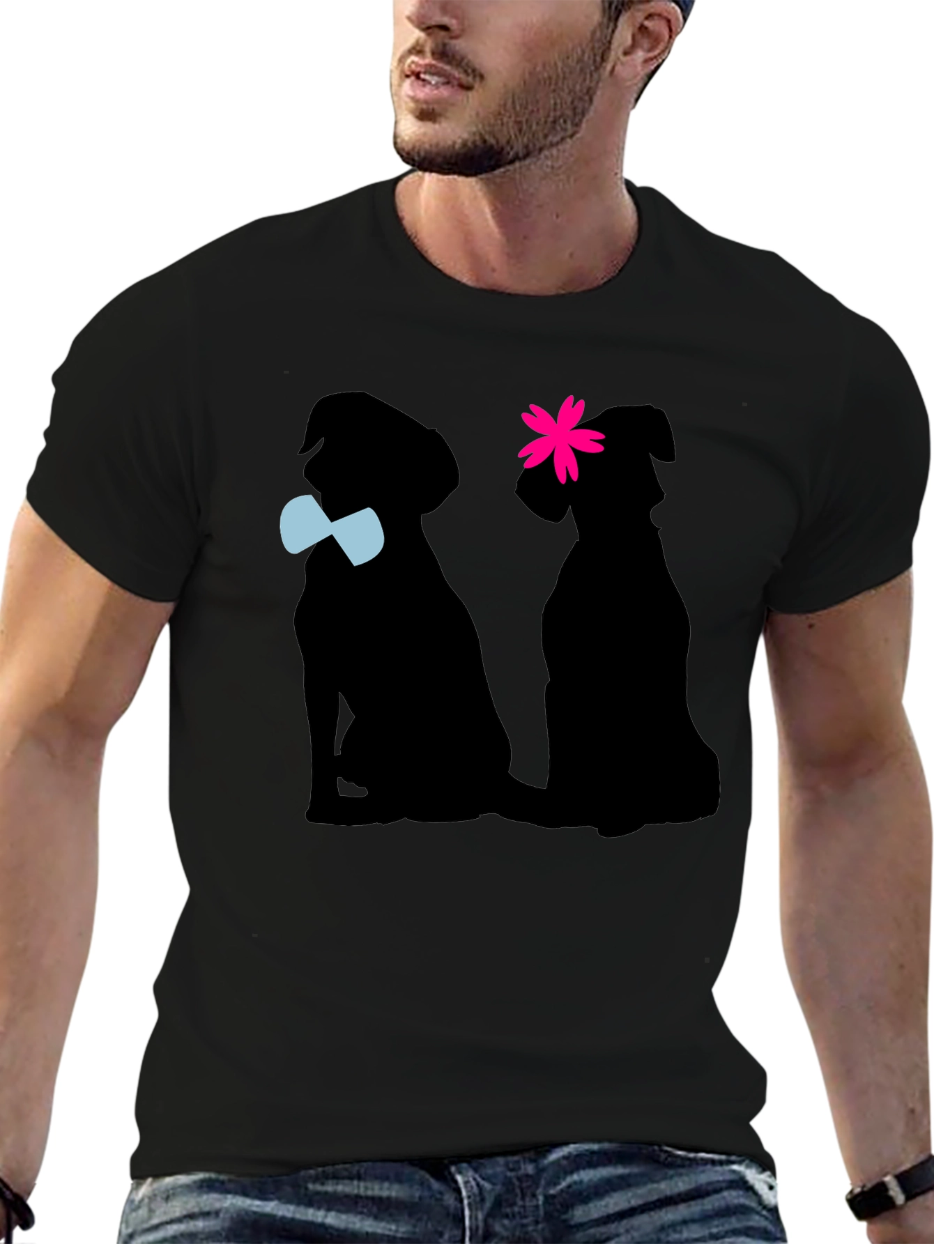 Dog Lover T-Shirt: Dapper Dog Pair