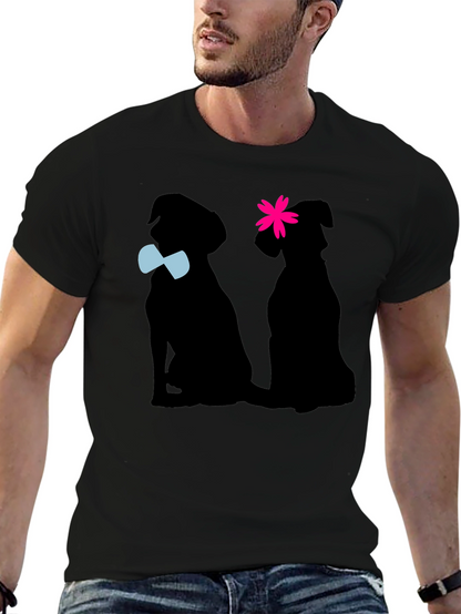 Dog Lover T-Shirt: Dapper Dog Pair