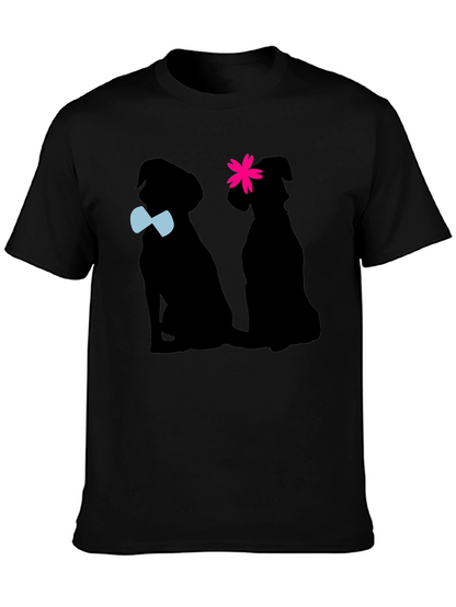 Dog Lover T-Shirt: Dapper Dog Pair