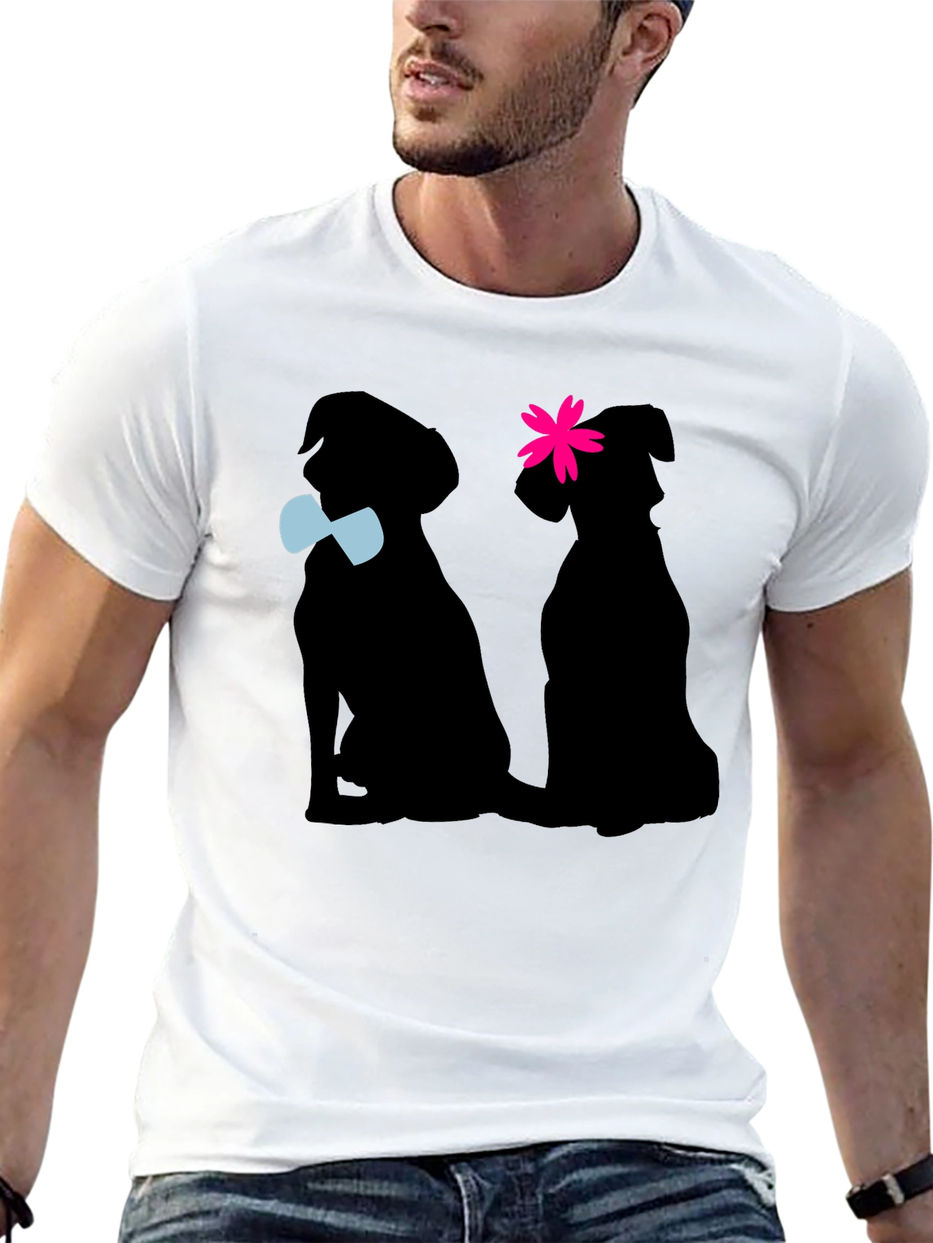 Dog Lover T-Shirt: Dapper Dog Pair