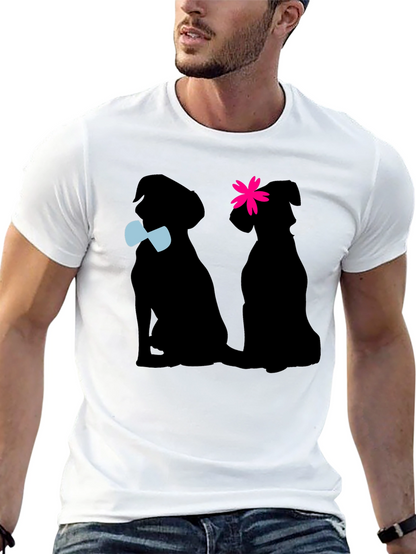 Dog Lover T-Shirt: Dapper Dog Pair