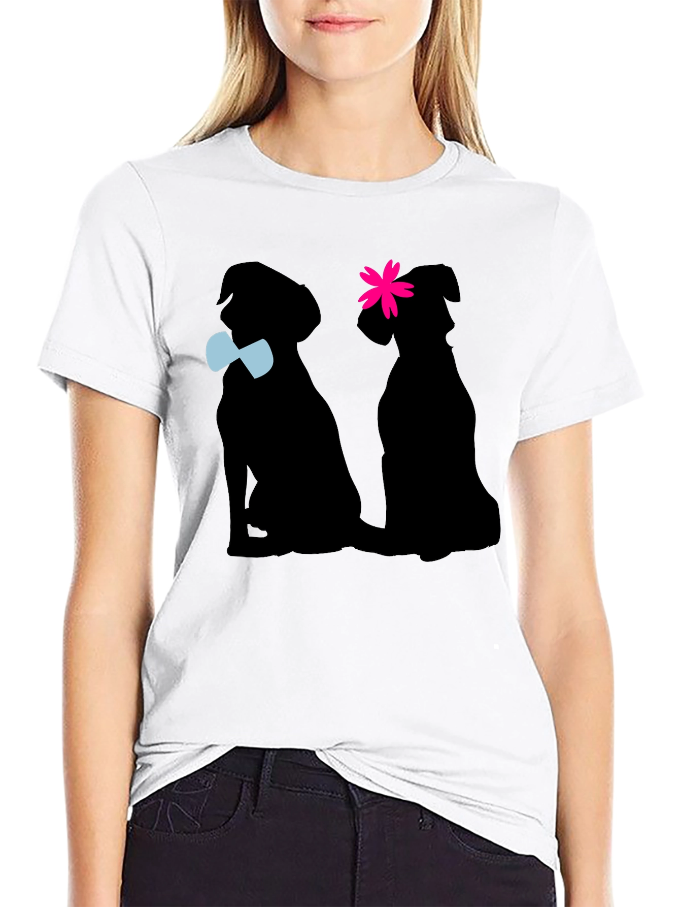 Dog Lover T-Shirt: Dapper Dog Pair
