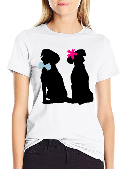 Dog Lover T-Shirt: Dapper Dog Pair
