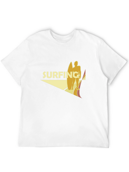 Surfing Graphic T-Shirt - Retro Style