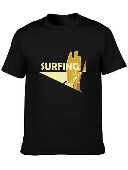 Surfing Graphic T-Shirt - Retro Style