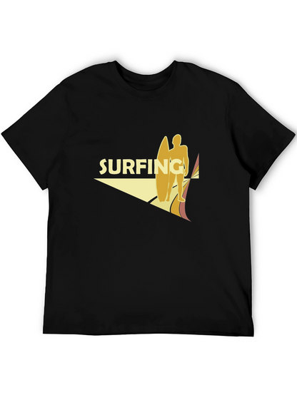 Surfing Graphic T-Shirt - Retro Style