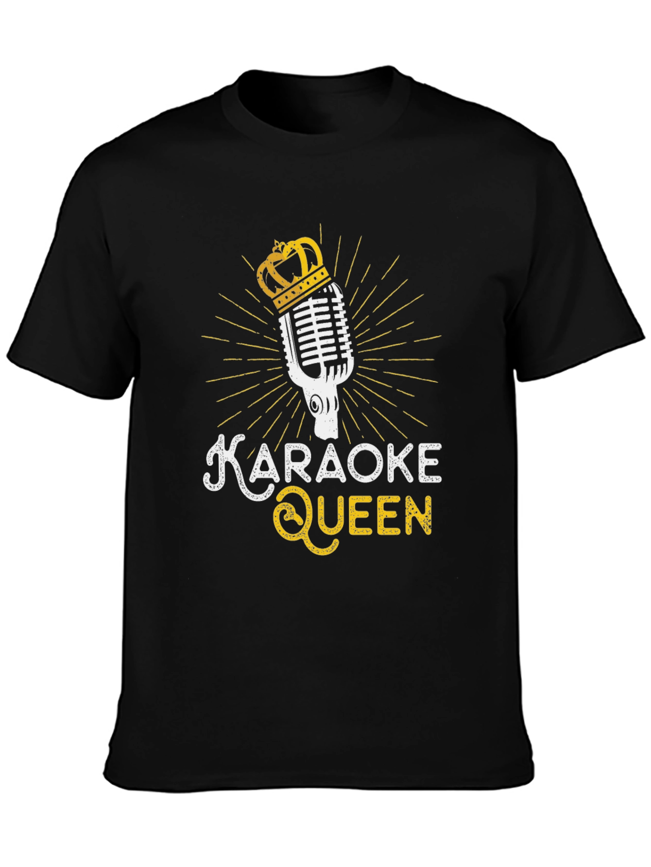 Karaoke Queen Black T-Shirt
