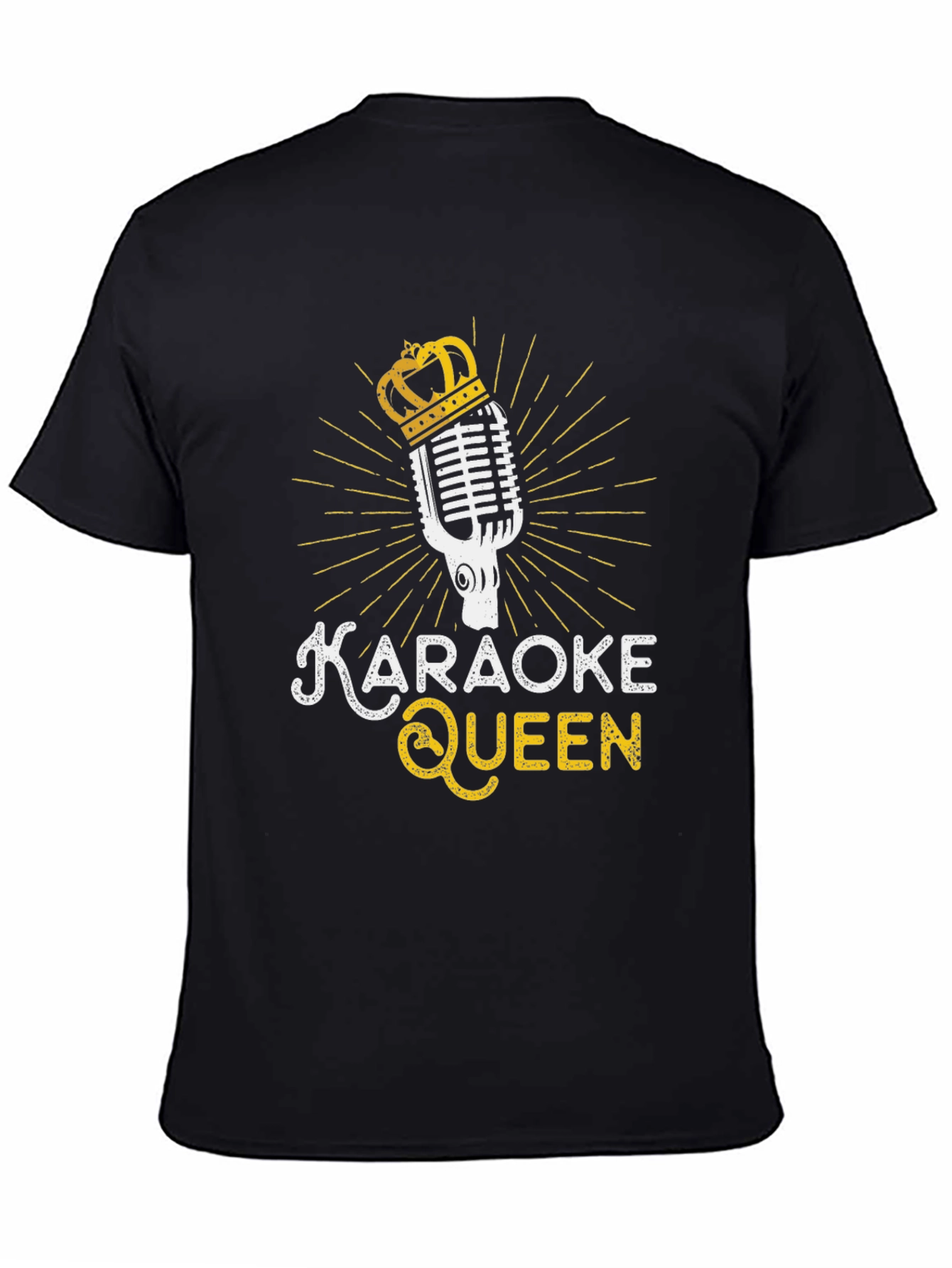 Karaoke Queen Black T-Shirt