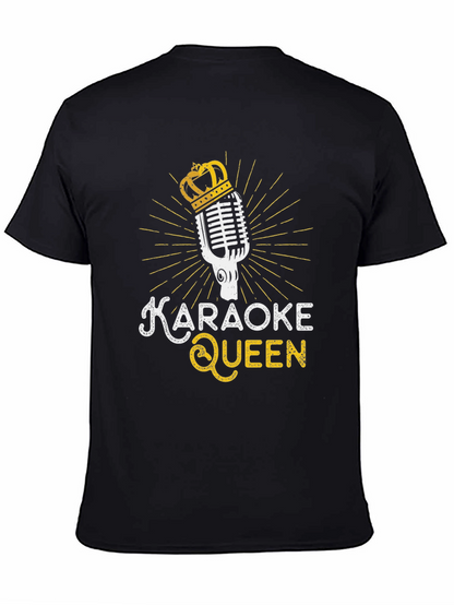 Karaoke Queen Black T-Shirt