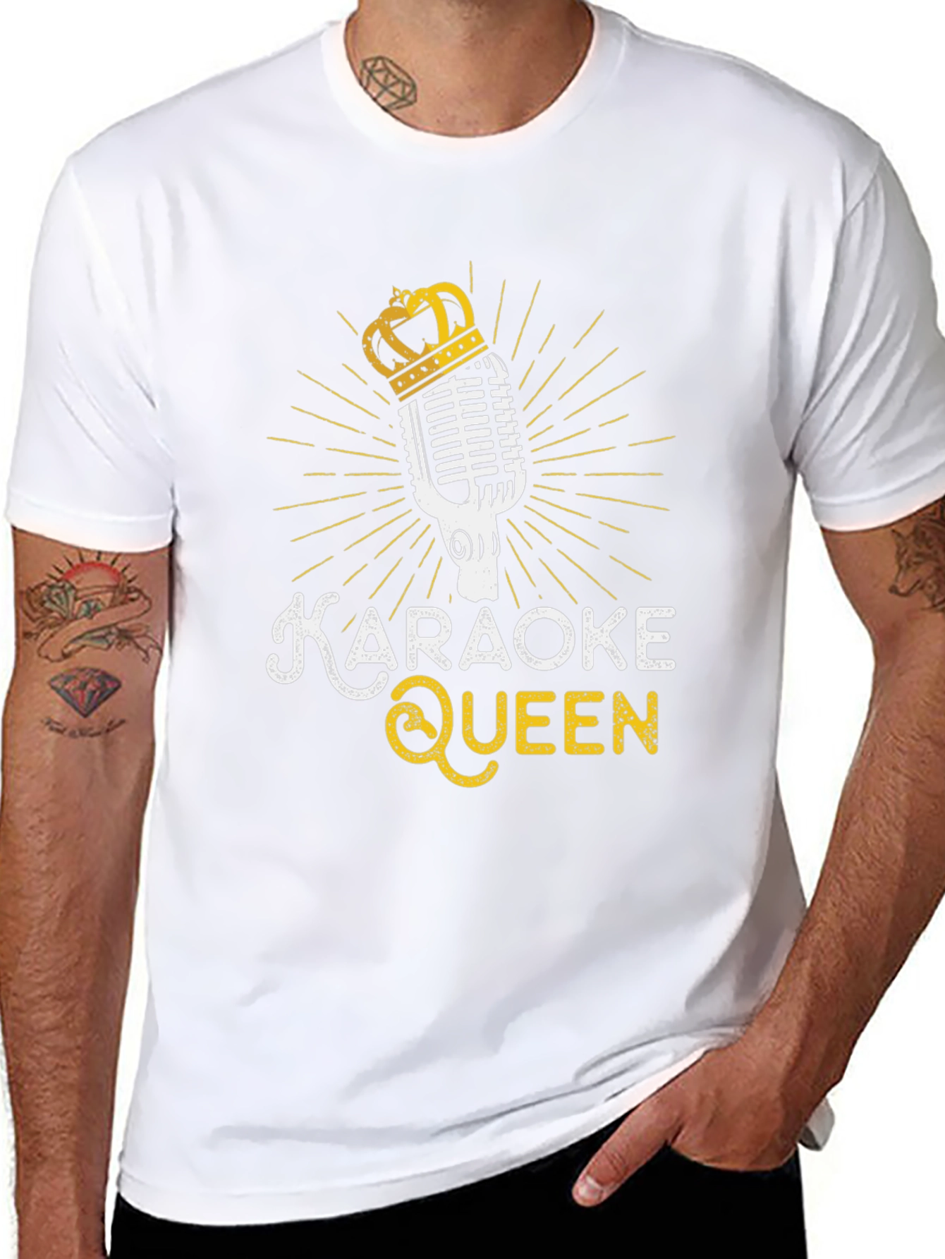 Karaoke Queen Black T-Shirt