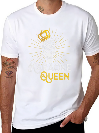 Karaoke Queen Black T-Shirt
