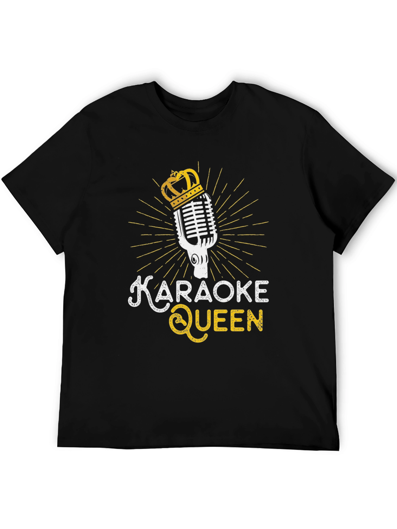 Karaoke Queen Black T-Shirt