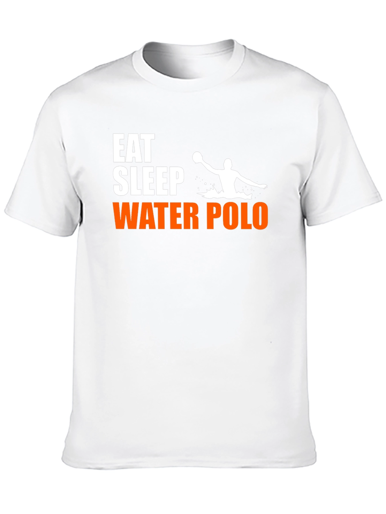 Eat Sleep Water Polo T-Shirt - Black Graphic Tee