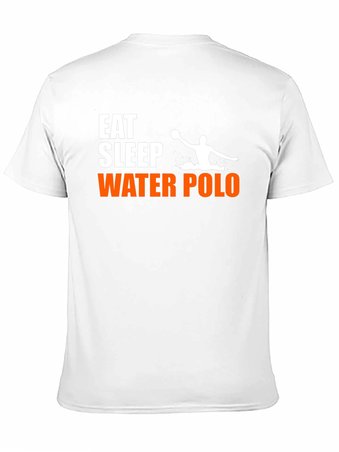 Eat Sleep Water Polo T-Shirt - Black Graphic Tee