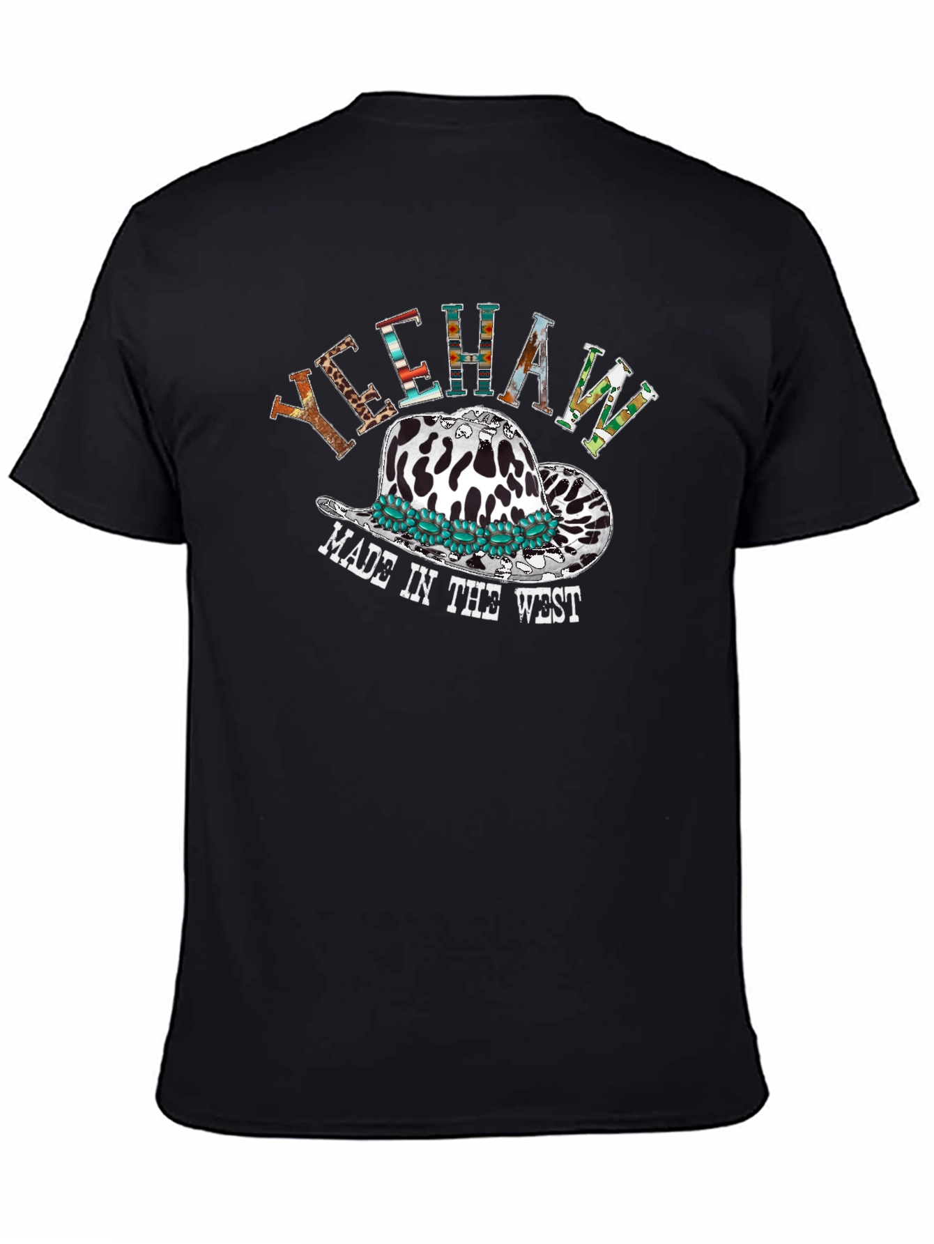 Yeehaw Cowboy Hat T-Shirt Western Graphic Tee