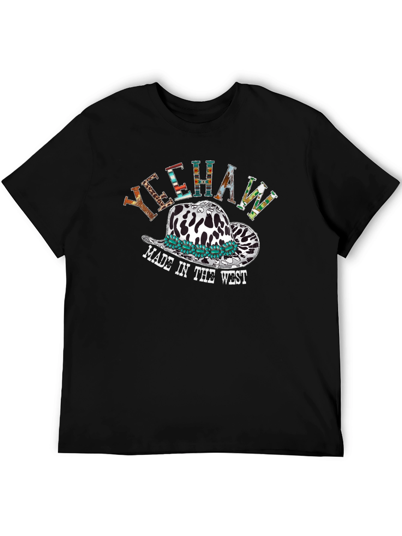 Yeehaw Cowboy Hat T-Shirt Western Graphic Tee