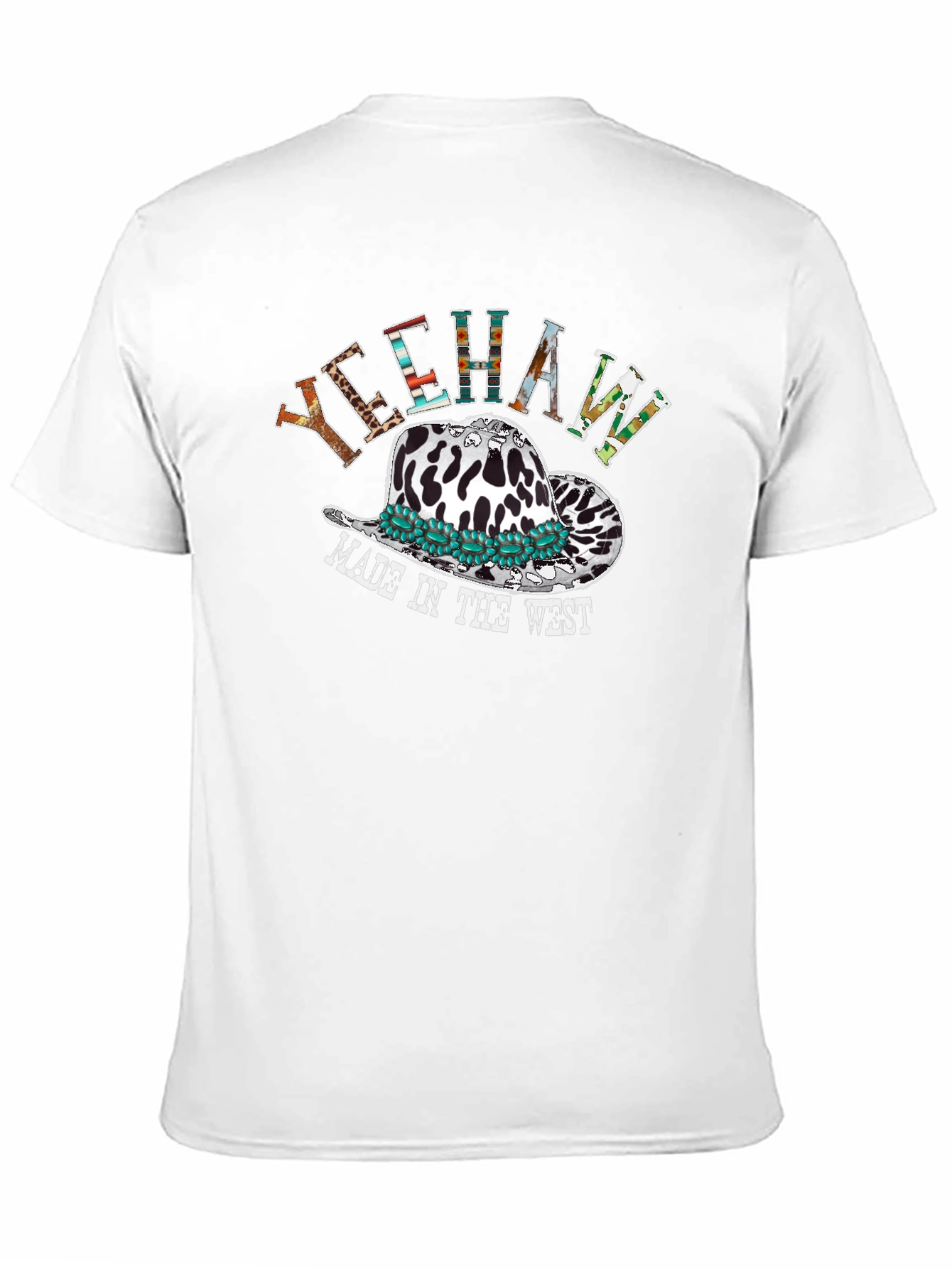 Yeehaw Cowboy Hat T-Shirt Western Graphic Tee