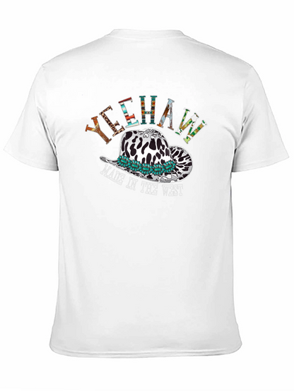 Yeehaw Cowboy Hat T-Shirt Western Graphic Tee