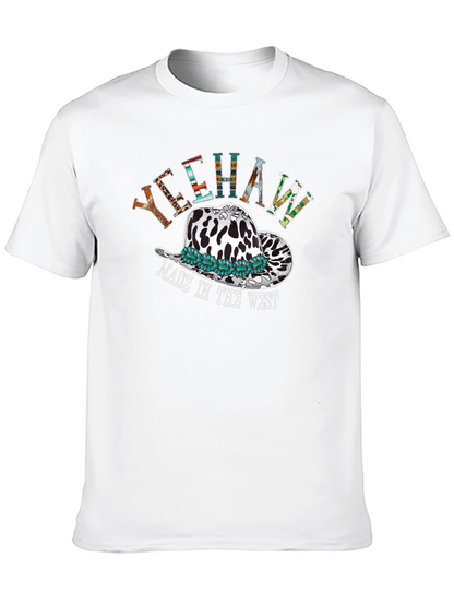 Yeehaw Cowboy Hat T-Shirt Western Graphic Tee