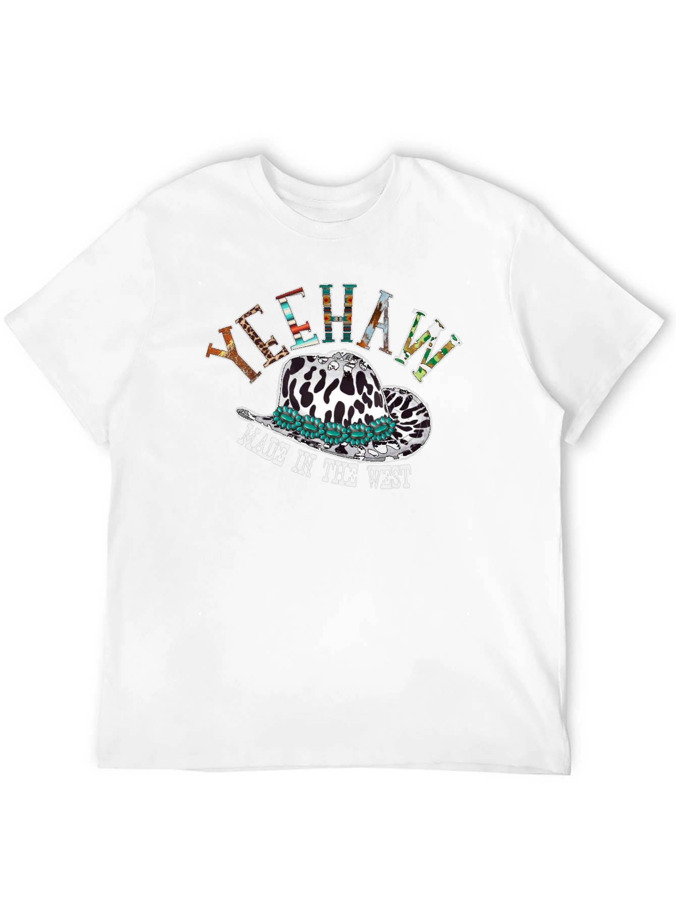 Yeehaw Cowboy Hat T-Shirt Western Graphic Tee