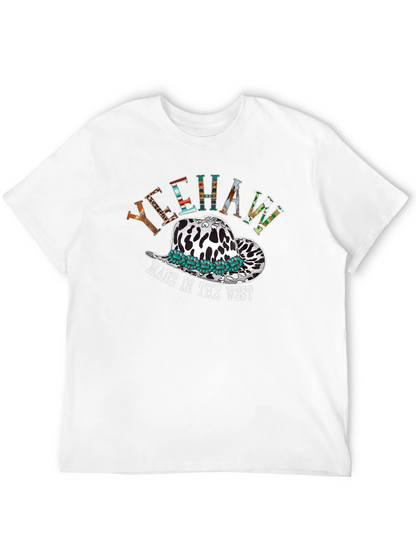 Yeehaw Cowboy Hat T-Shirt Western Graphic Tee