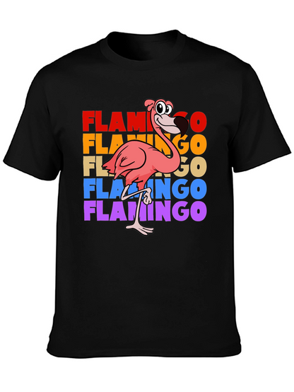 Retro Flamingo Graphic T-Shirt