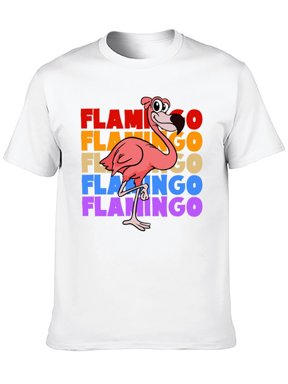 Retro Flamingo Graphic T-Shirt