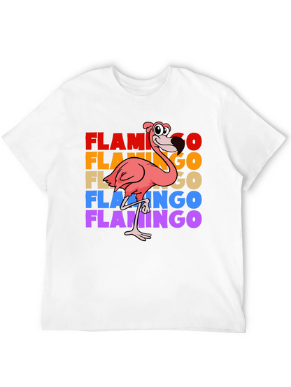 Retro Flamingo Graphic T-Shirt