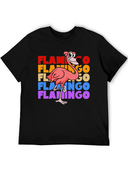 Retro Flamingo Graphic T-Shirt
