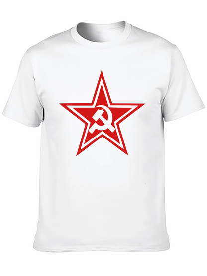 Hammer and Sickle Red Star Graphic Tee