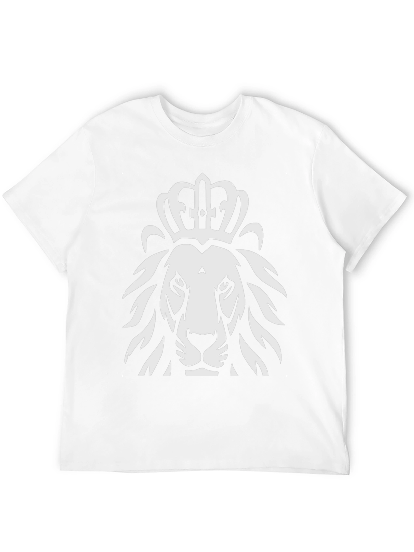 Crowned Lion Graphic Tee - Black