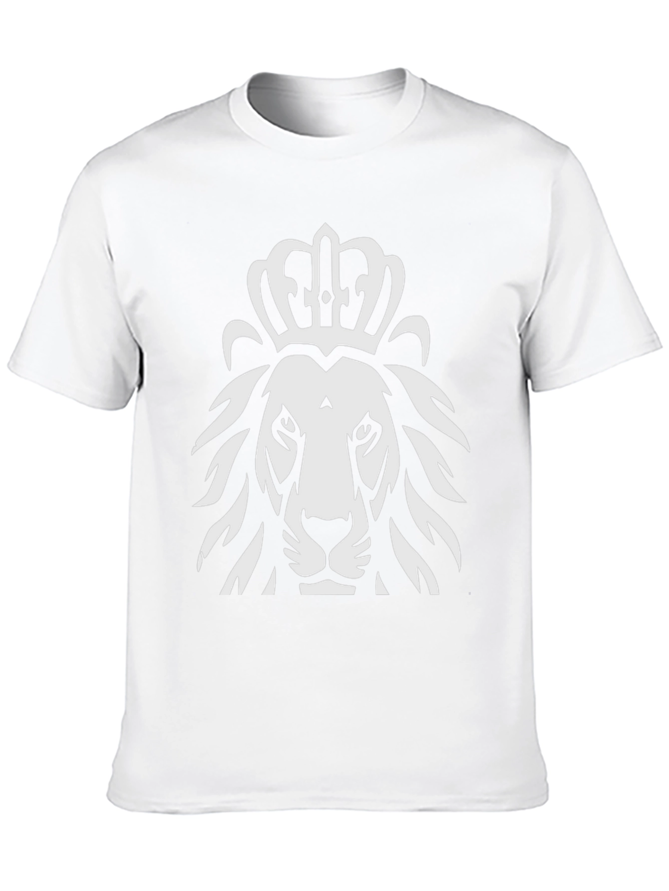 Crowned Lion Graphic Tee - Black