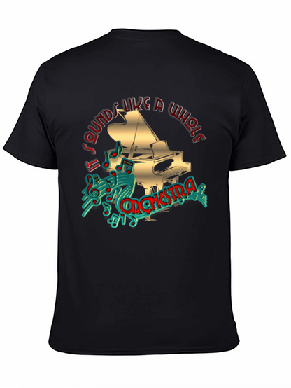 Piano Orchestra Graphic Tee - Musicians Black T-Shirt