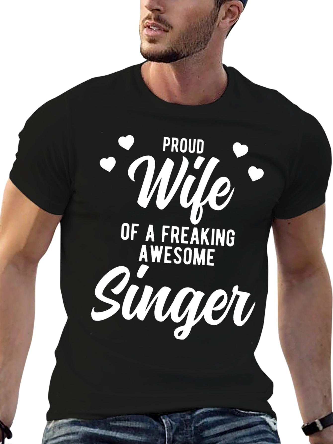 Proud Wife of an Awesome Singer T-Shirt