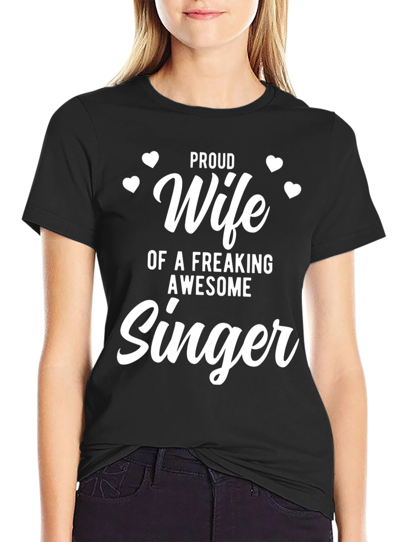Proud Wife of an Awesome Singer T-Shirt