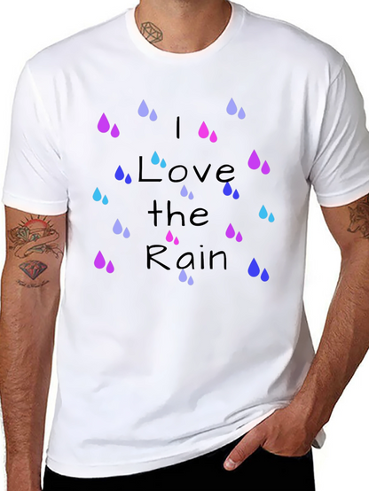 I Love The Rain Graphic T-Shirt
