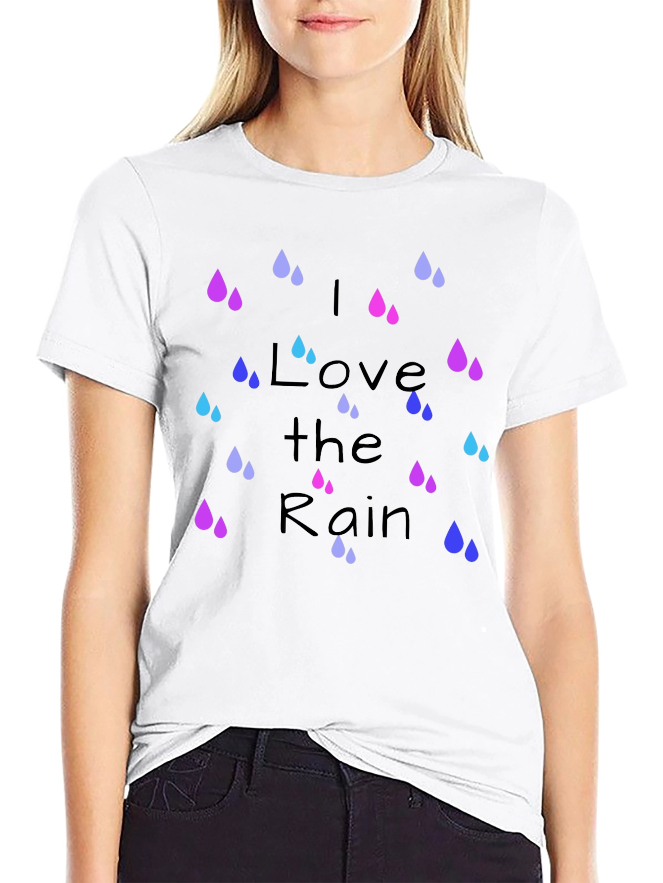 I Love The Rain Graphic T-Shirt