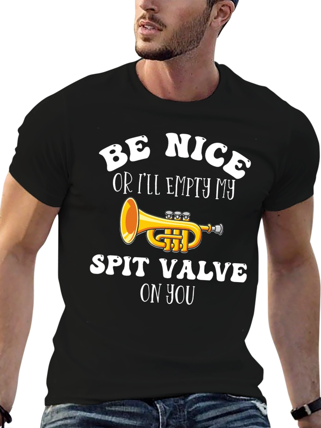 Be Nice Trumpet T-Shirt