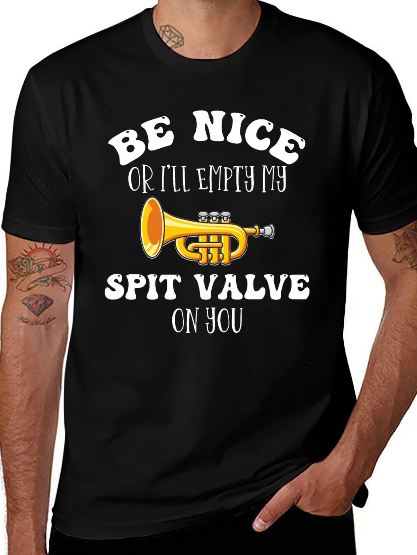 Be Nice Trumpet T-Shirt