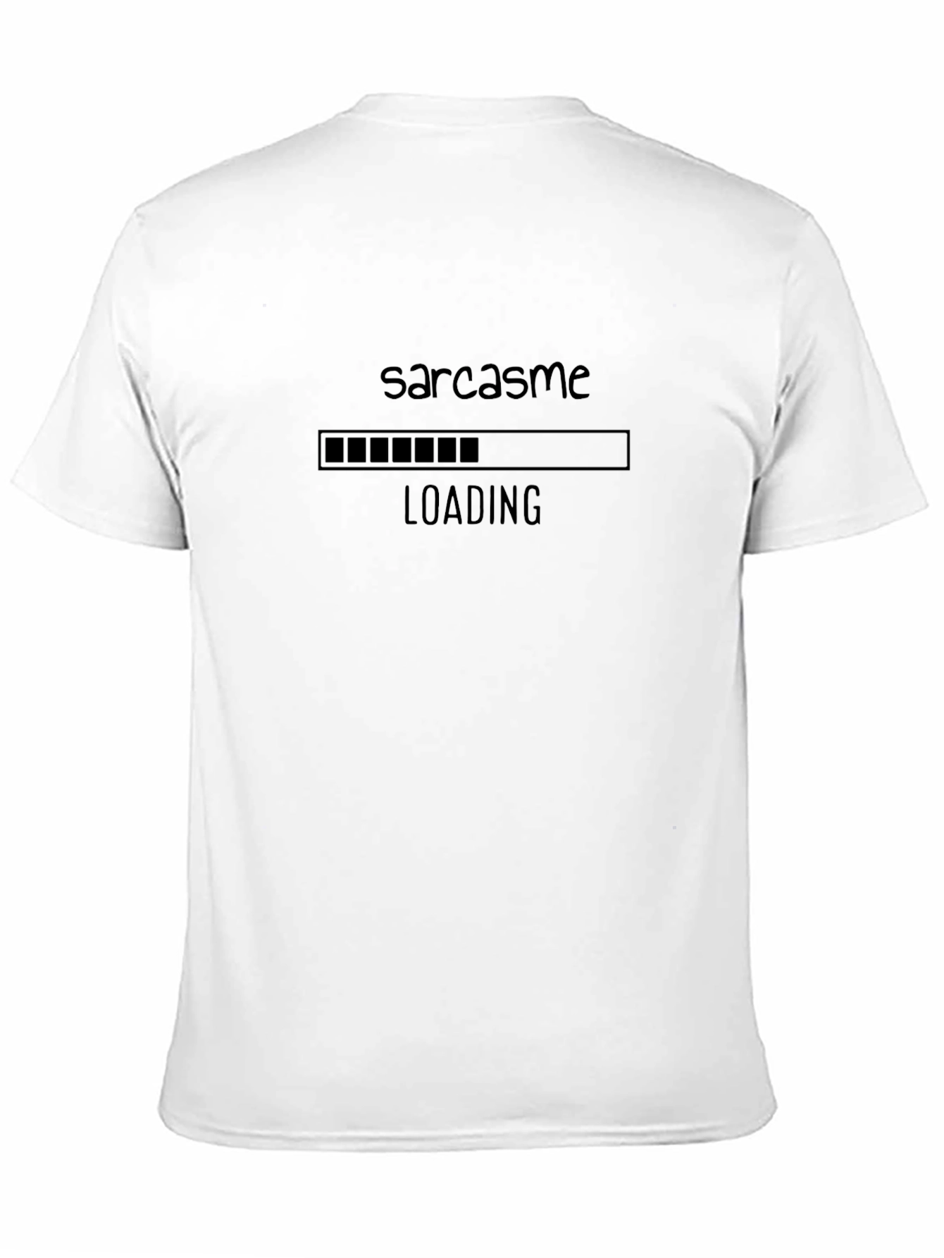 Sarcasm Loading Black T-Shirt - Mens Graphic Tee