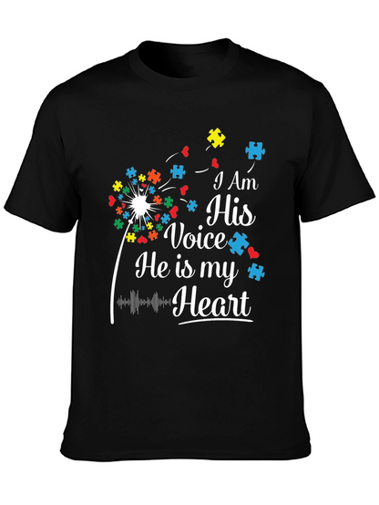 I Am His Voice Autism Awareness T-Shirt