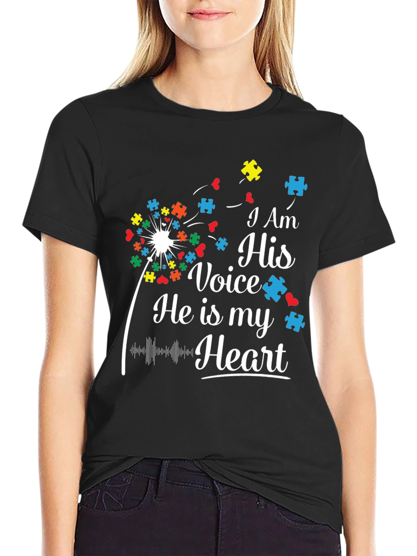 I Am His Voice Autism Awareness T-Shirt