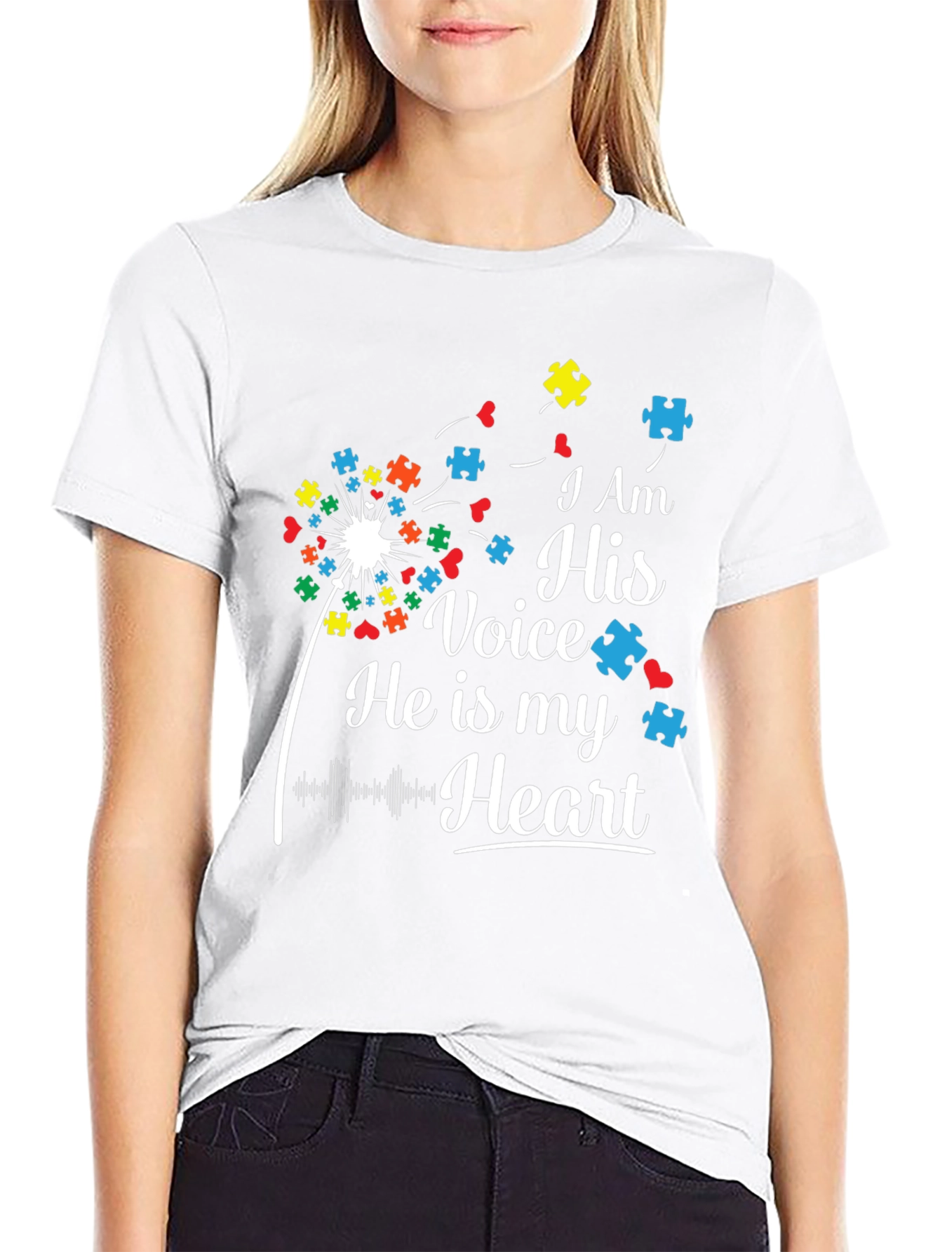 I Am His Voice Autism Awareness T-Shirt