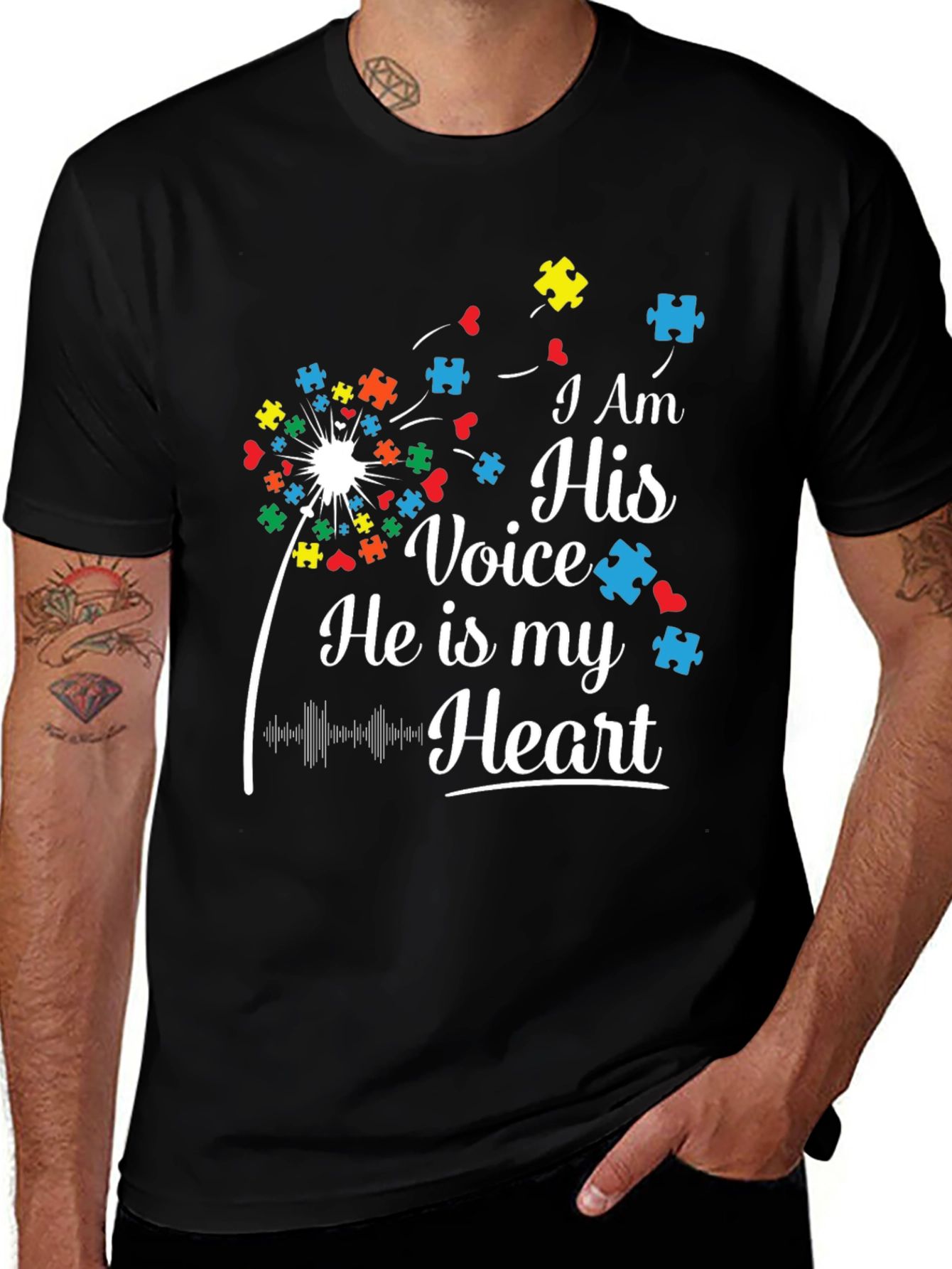 I Am His Voice Autism Awareness T-Shirt