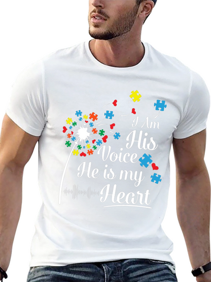 I Am His Voice Autism Awareness T-Shirt