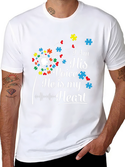 I Am His Voice Autism Awareness T-Shirt