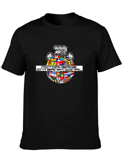Motorheads International Graphic T-Shirt - Black